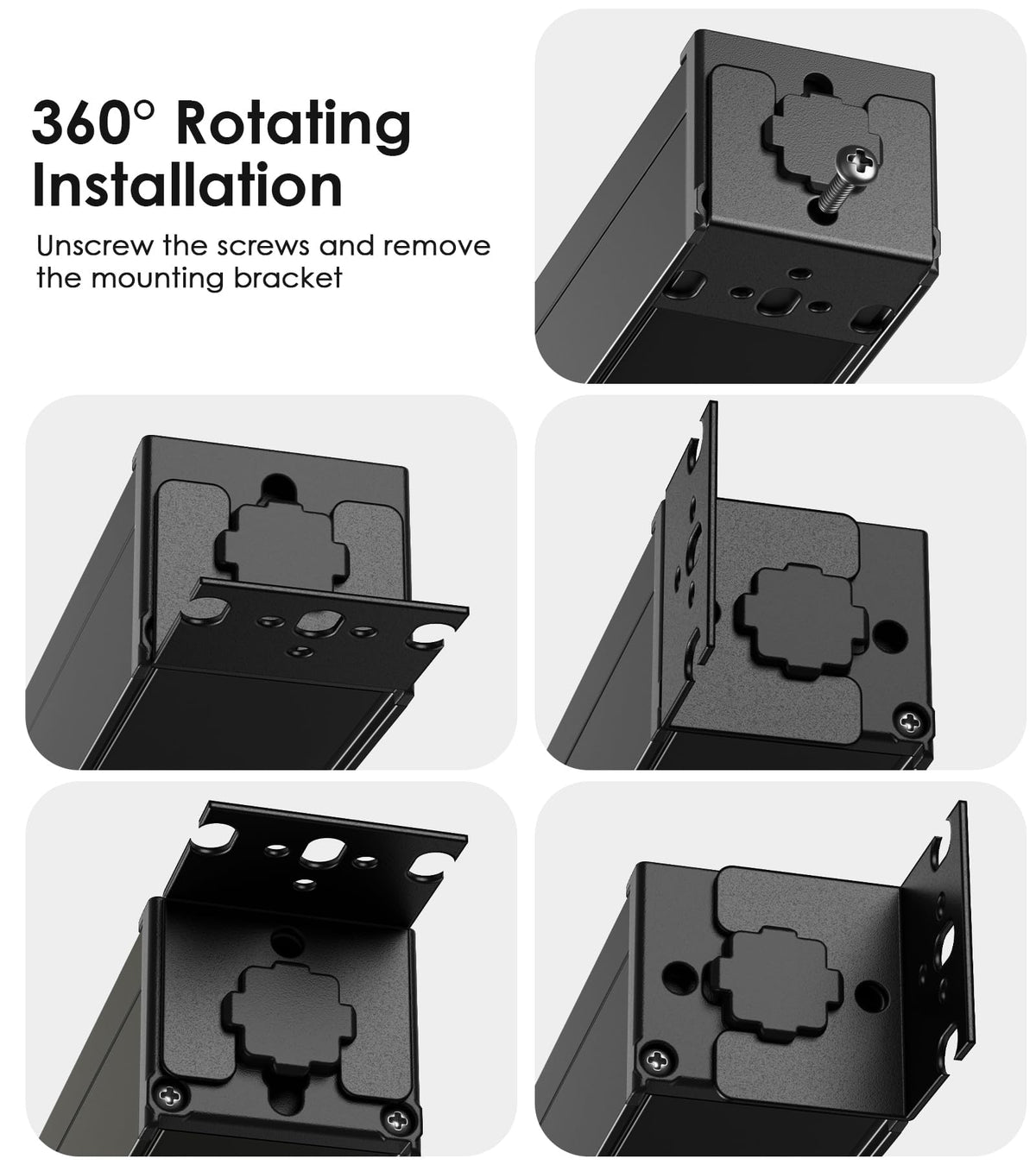 JUNNUJ 8-outlet shop power strip provides easy access in busy work areas.