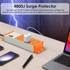 JUNNUJ resettable 20A circuit breaker and power switch detail benefit: overload protection
