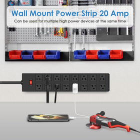 JUNNUJ heavy 12-gauge 10ft cord and plug providing reduced voltage drop and reach