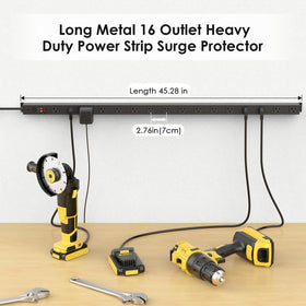 JUNNUJ detailed view of 4ft 12-gauge cord and 5-15P plug for high-amp performance