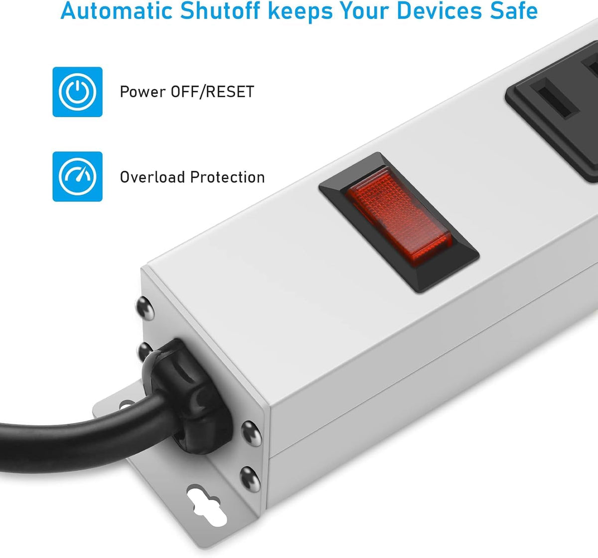 JUNNUJ detail of resettable overload switch offering safety and protection