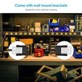 JUNNUJ side profile with included mounting brackets for secure workshop installation