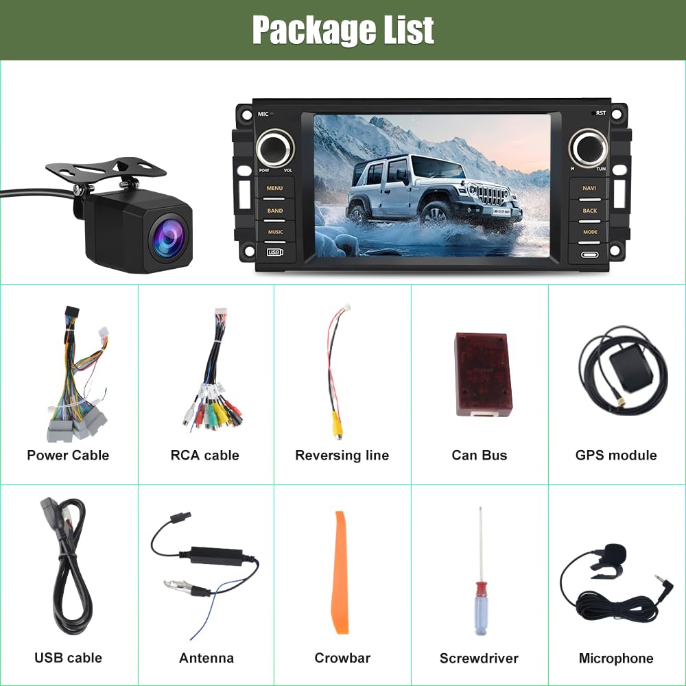 Junsun 4Core backup camera helps parking with a wide-angle view.