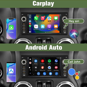 Junsun 4Core wireless CarPlay and Android Auto enable hands-free connectivity.