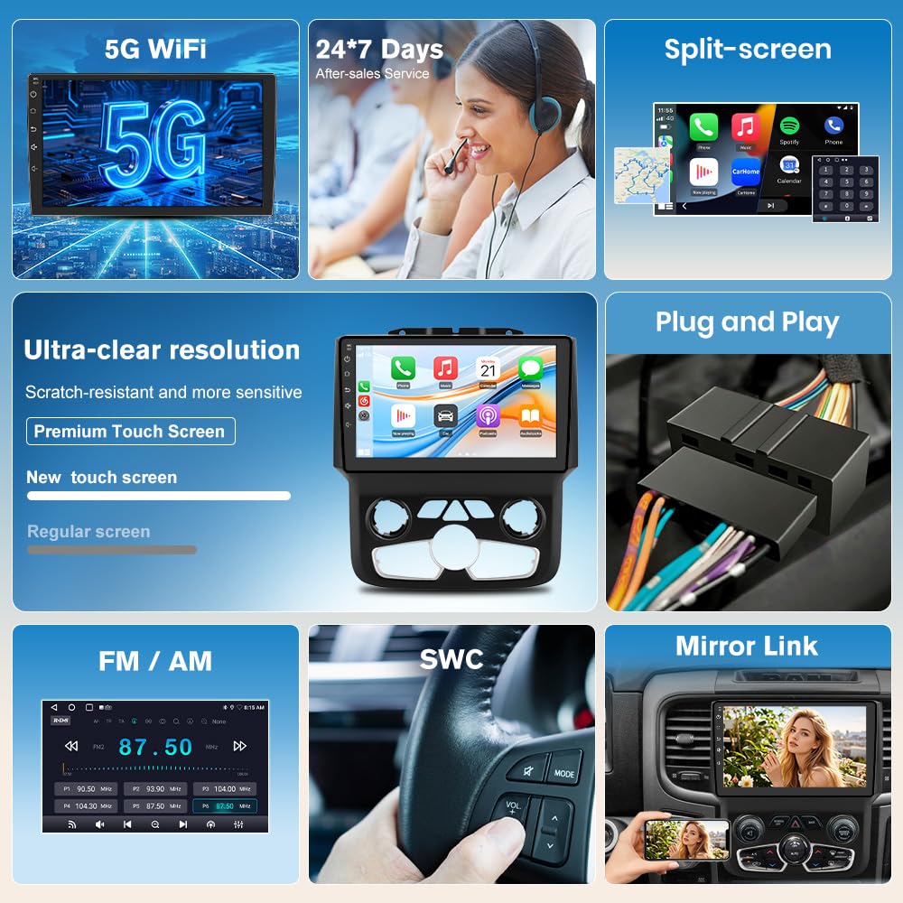 Junsun Android 13 head unit with fast response and modern features