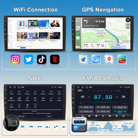 Junsun built-in GPS navigation with live traffic updates