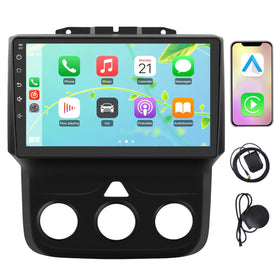 Junsun 8-Core 64GB car radio front view delivering quick infotainment access in Dodge Ram