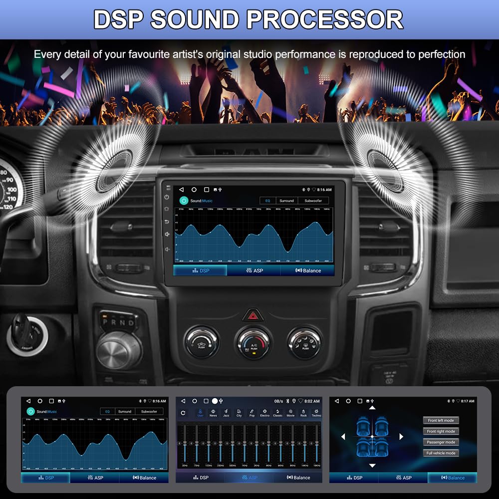 Junsun GPS navigation with live traffic for Dodge Ram daily trips