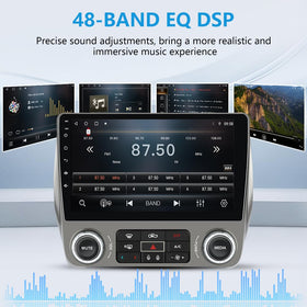 Junsun AM/FM with RDS for up-to-date radio and news.