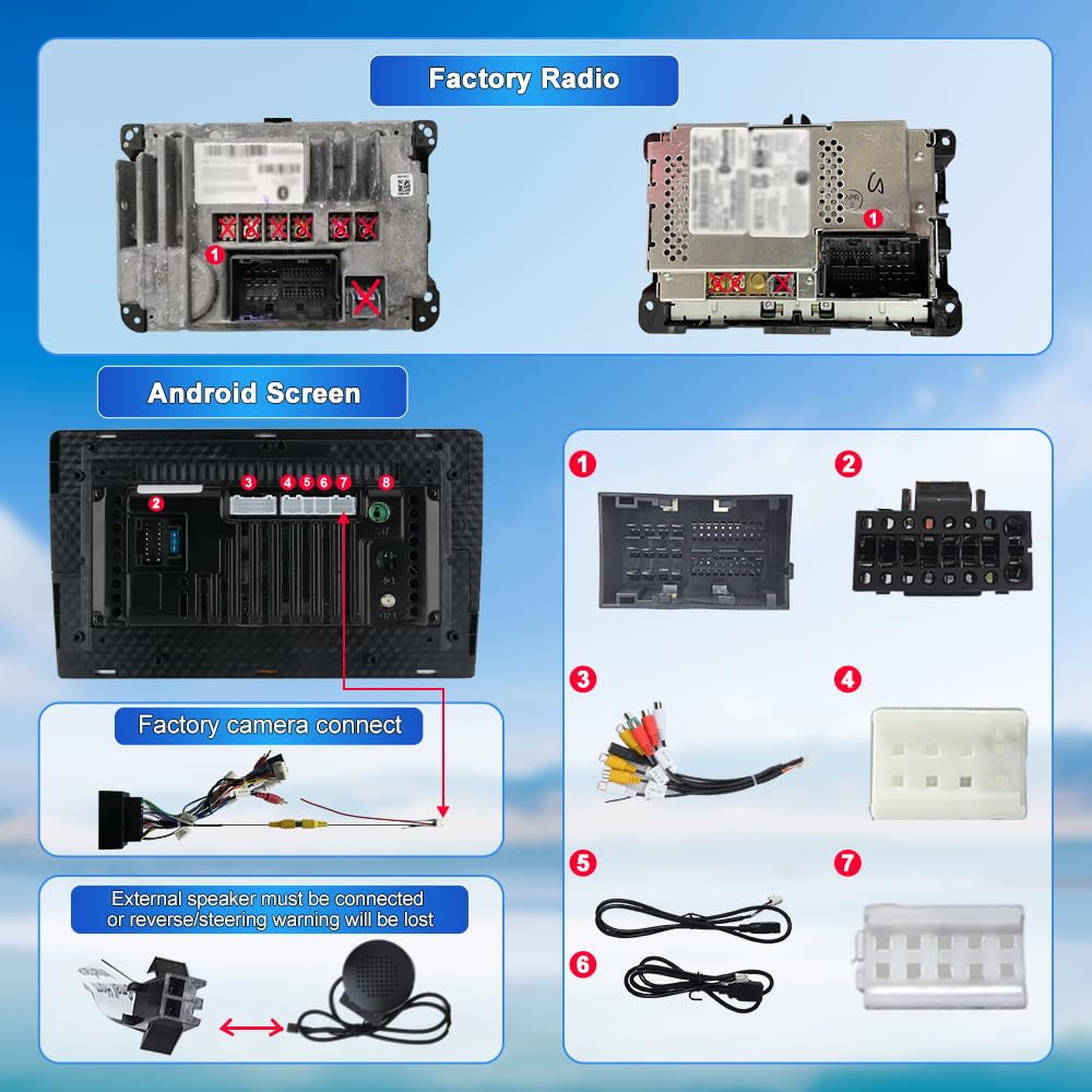 Junsun rearview camera support aids parking and lane changes