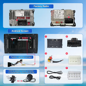 Junsun rearview camera support aids parking and lane changes