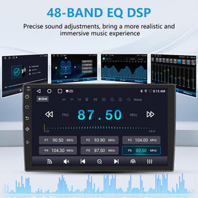 Junsun DSP with FM/AM RDS delivers clearer audio quality.