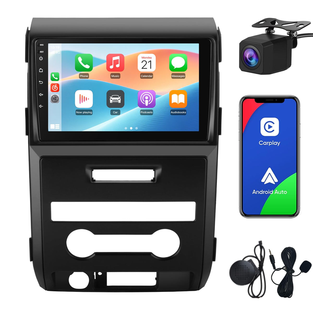Junsun 9-inch display upgrade for Ford F-150 improves visibility and control.