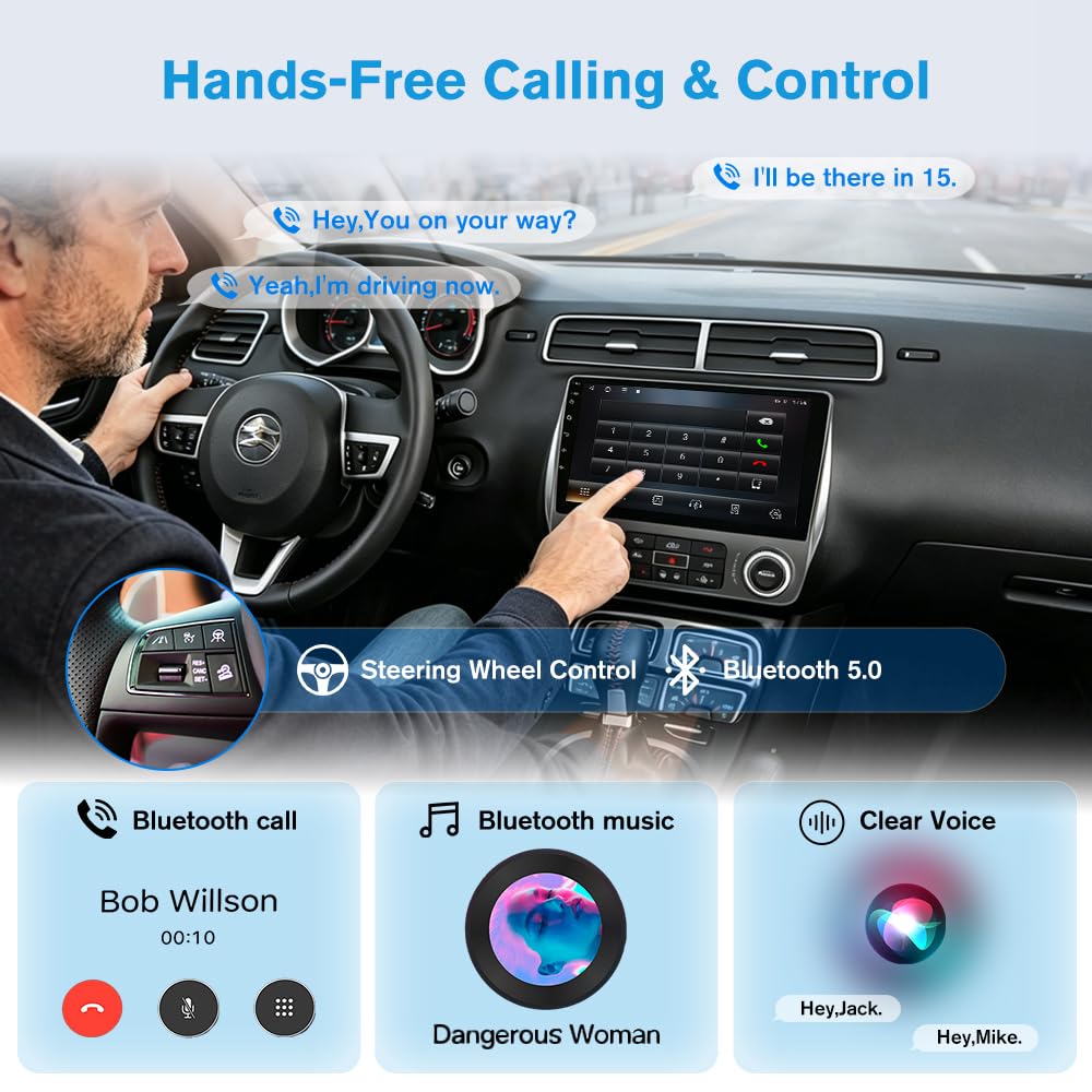 Junsun GPS navigation with live traffic for accurate routing.