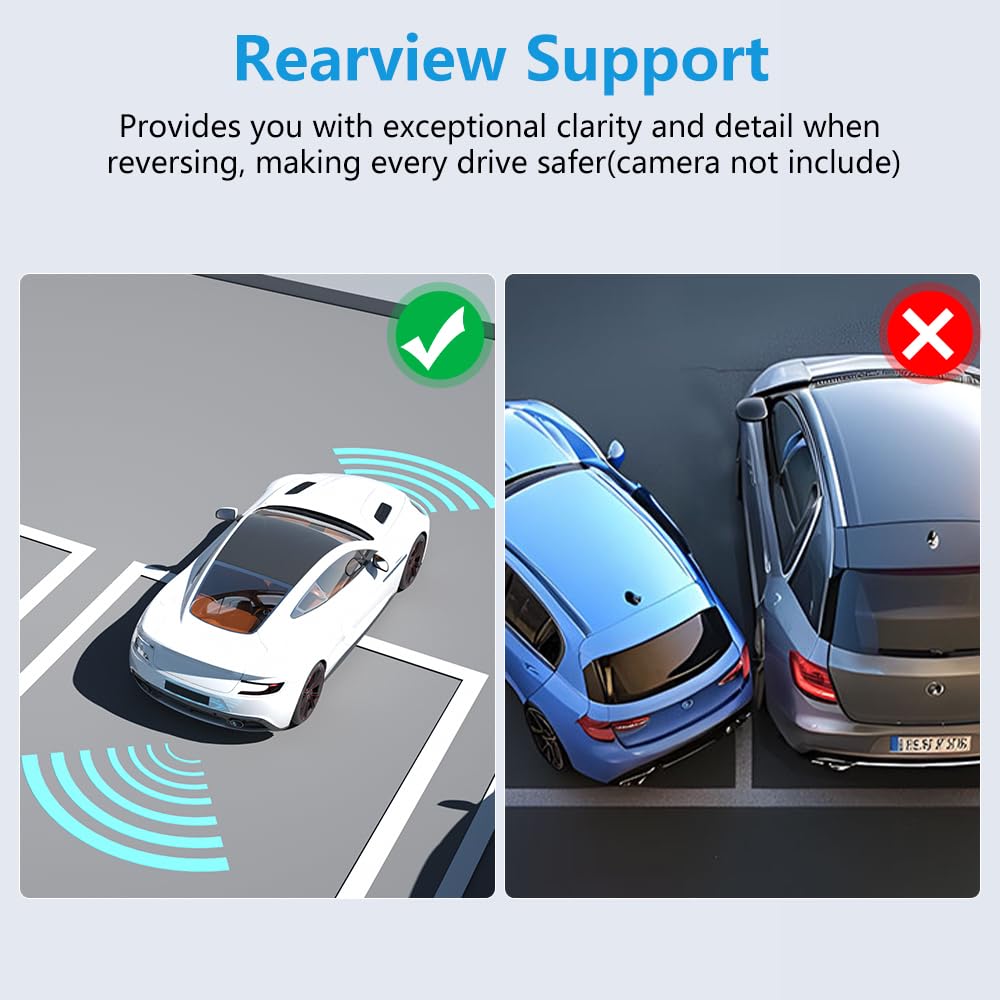 Junsun steering wheel controls for safer, hands-free media management.