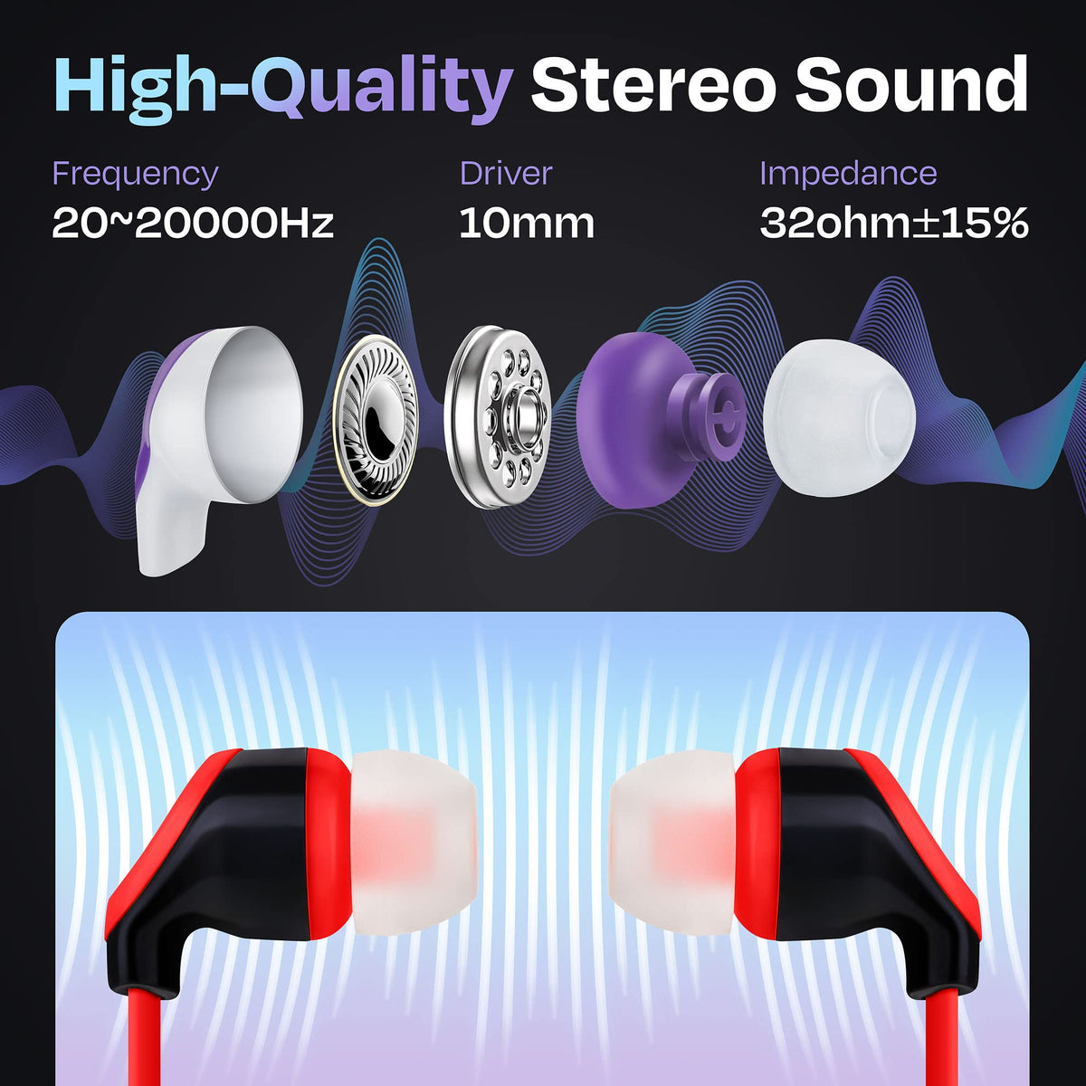 JustJamz individually packaged earbuds support hygienic bulk distribution