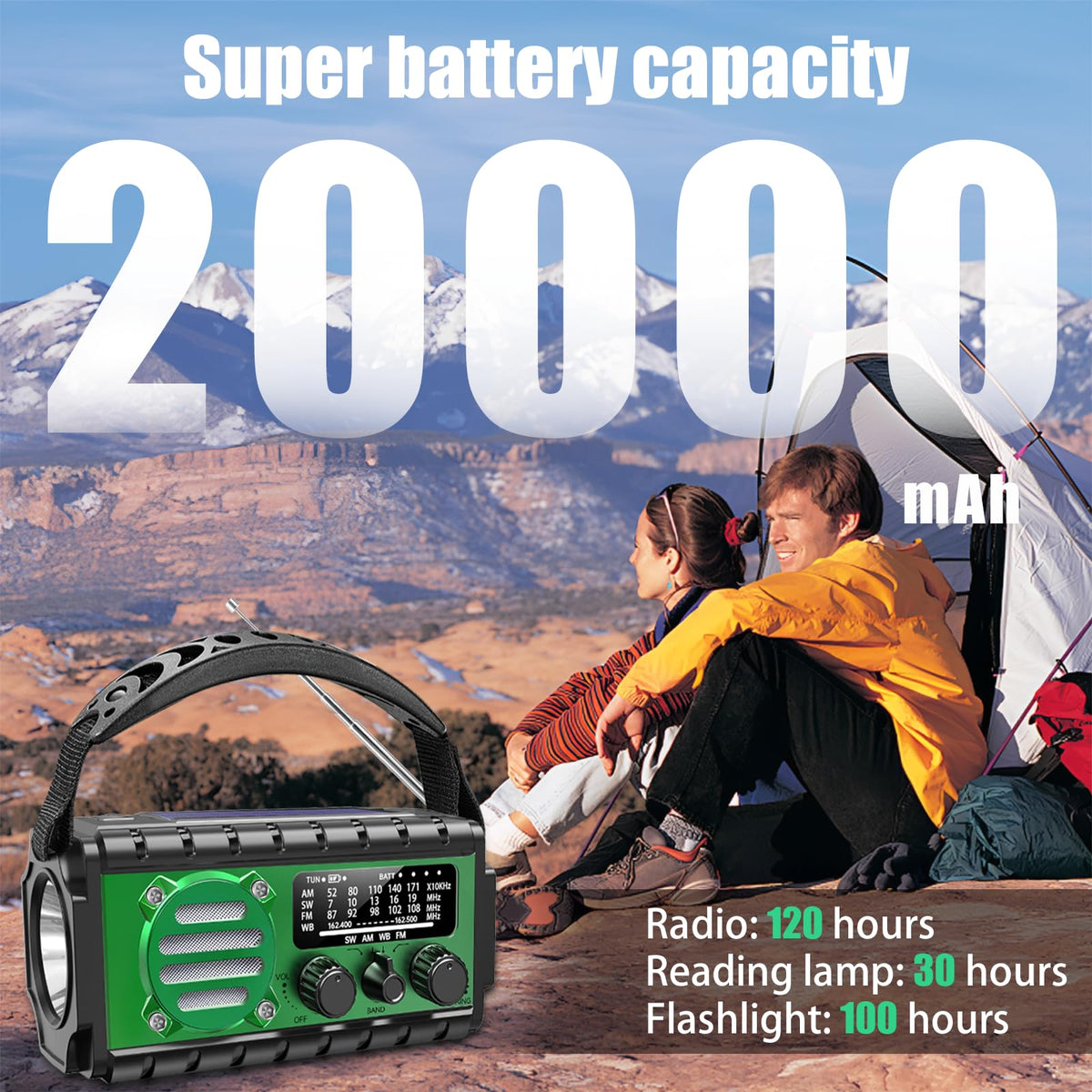 Juvihuxy telescopic antenna extended for stronger NOAA and SW reception