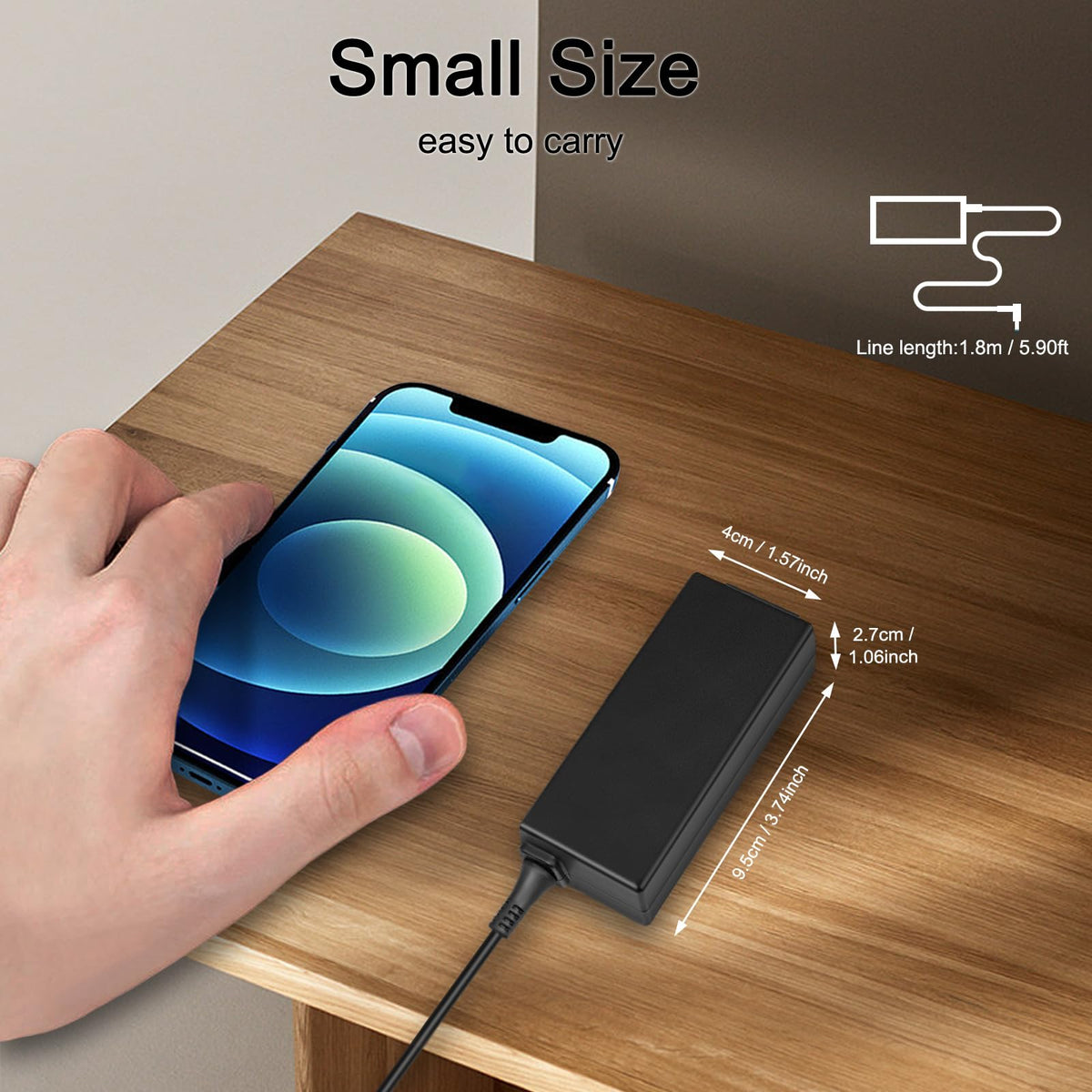 JUYOON 45W charger for X360 connector supports portable productivity.