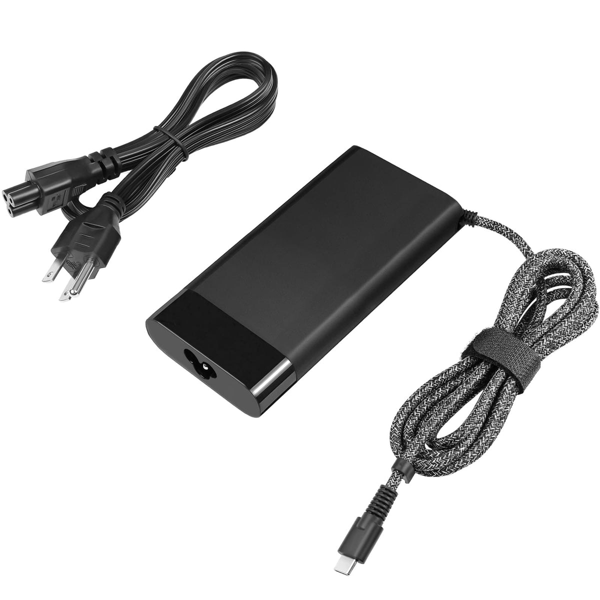 JUYOON power cord and plug laid out, included accessory simplifies setup benefit