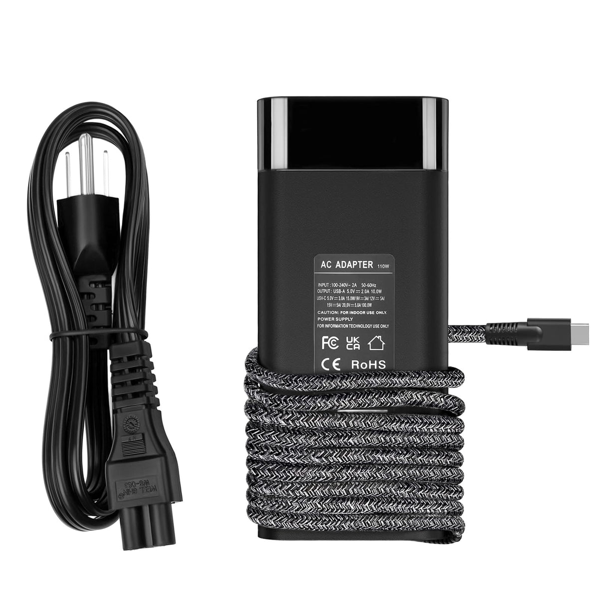 JUYOON side profile highlighting USB‑C port and USB‑A port, versatile charging benefit