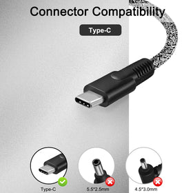 JUYOON charger next to smartphone for size comparison, compact portability benefit