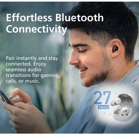 JVC earbuds surface texture and physical buttons for secure control