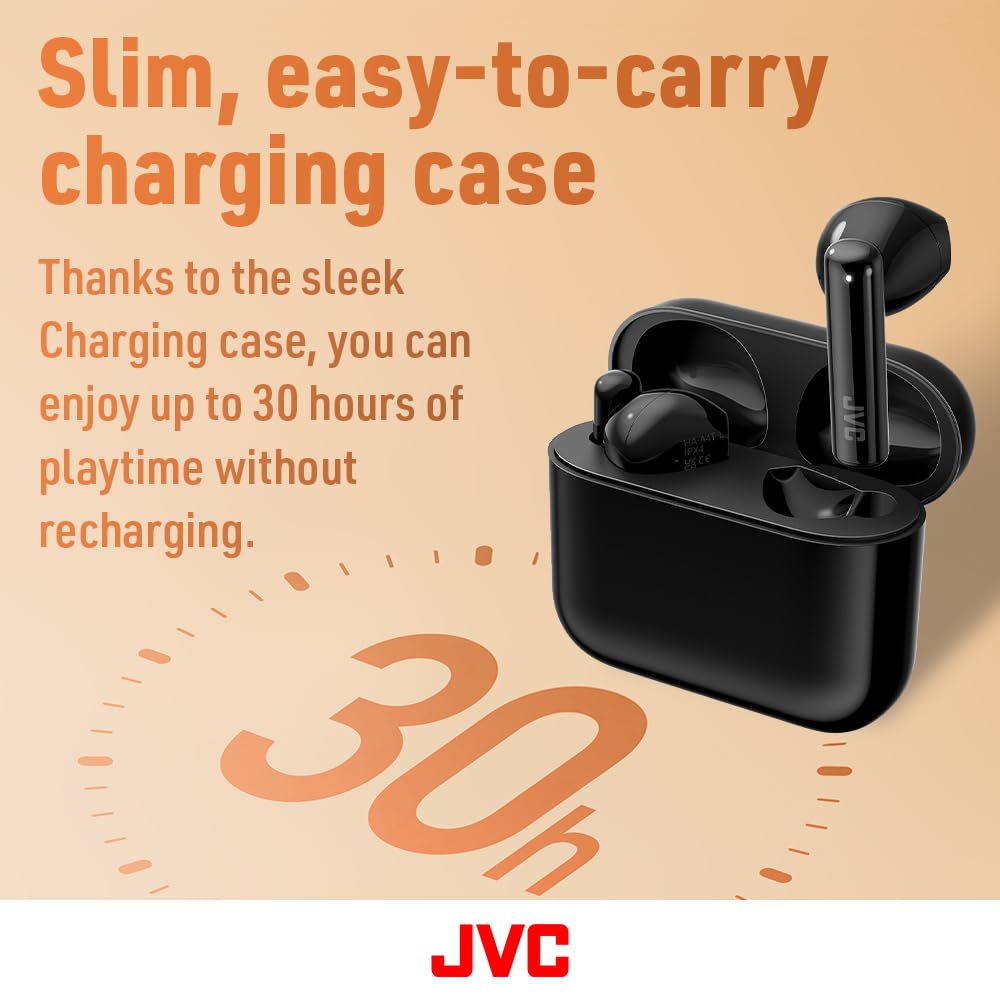JVC Earbuds Bluetooth 5-1 ensures stable wireless connection for calls and streaming
