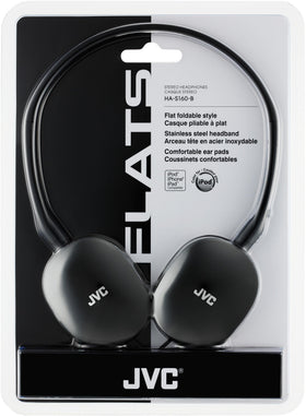 JVC Flats lightweight portable design supports easy travel and quick storage