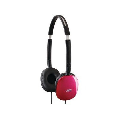 JVC Flats on-Ear Headphones durable steel headband for daily use.