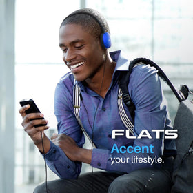 JVC HA-S160 Flats soft ear-pads offer comfort and sound isolation.