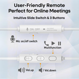 JVC single-sided tangle-free cable with USB-C plug for instant connection