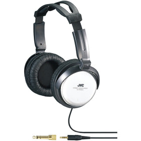 JVC HARX500 over-ear headphones in silver deliver balanced daily listening.