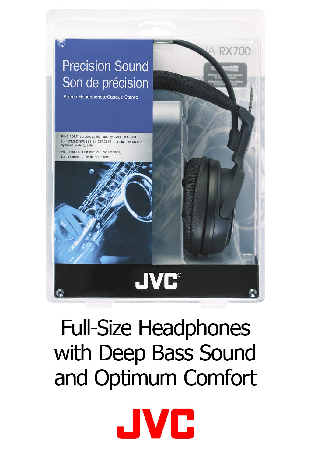 JVC HARX700 lifestyle on desk demonstrating home studio use and powerful bass