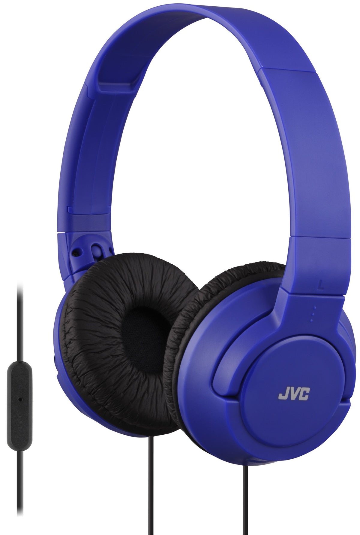 JVC HASR185A blue on-ear headphones offer portable style and crisp sound