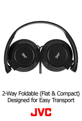 JVC HASR185B 30mm neodymium driver delivers clear sound with punchy bass.