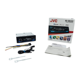 JVC KD-SR87BT Bluetooth enables hands-free calls and wireless streaming.