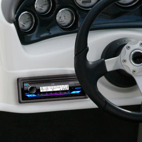 Front USB and AUX ports on JVC KD-SX38MBT, convenient wired playback and charging