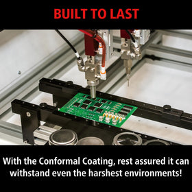 Conformal-coated circuit board of JVC KD-SX38MBT, moisture-resistant protection for longevity