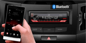 JVC KD-X270BT front AUX input for wired device connection