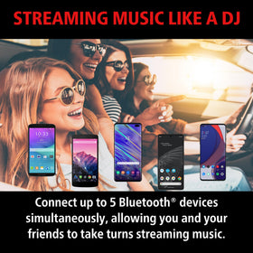 JVC KD-X38MBS app control illustration for smartphone remote use