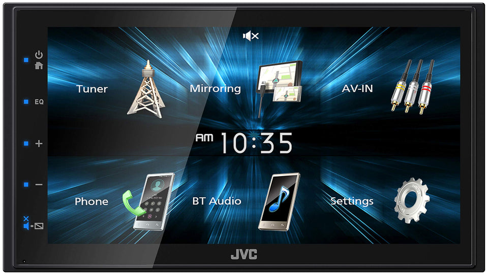 JVC KW-M150BT 6.75-inch touchscreen for easy on-road control