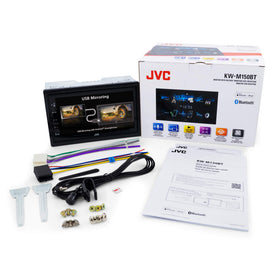 JVC KW-M150BT 3-inch deep chassis fits many dashboards