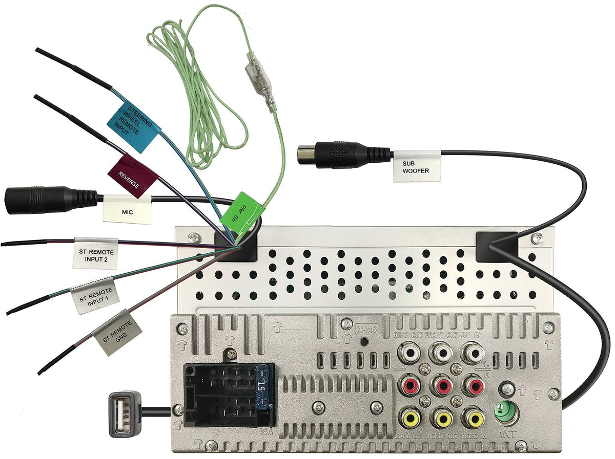 JVC KW-M150BT USB port enables convenient playback from flash drives