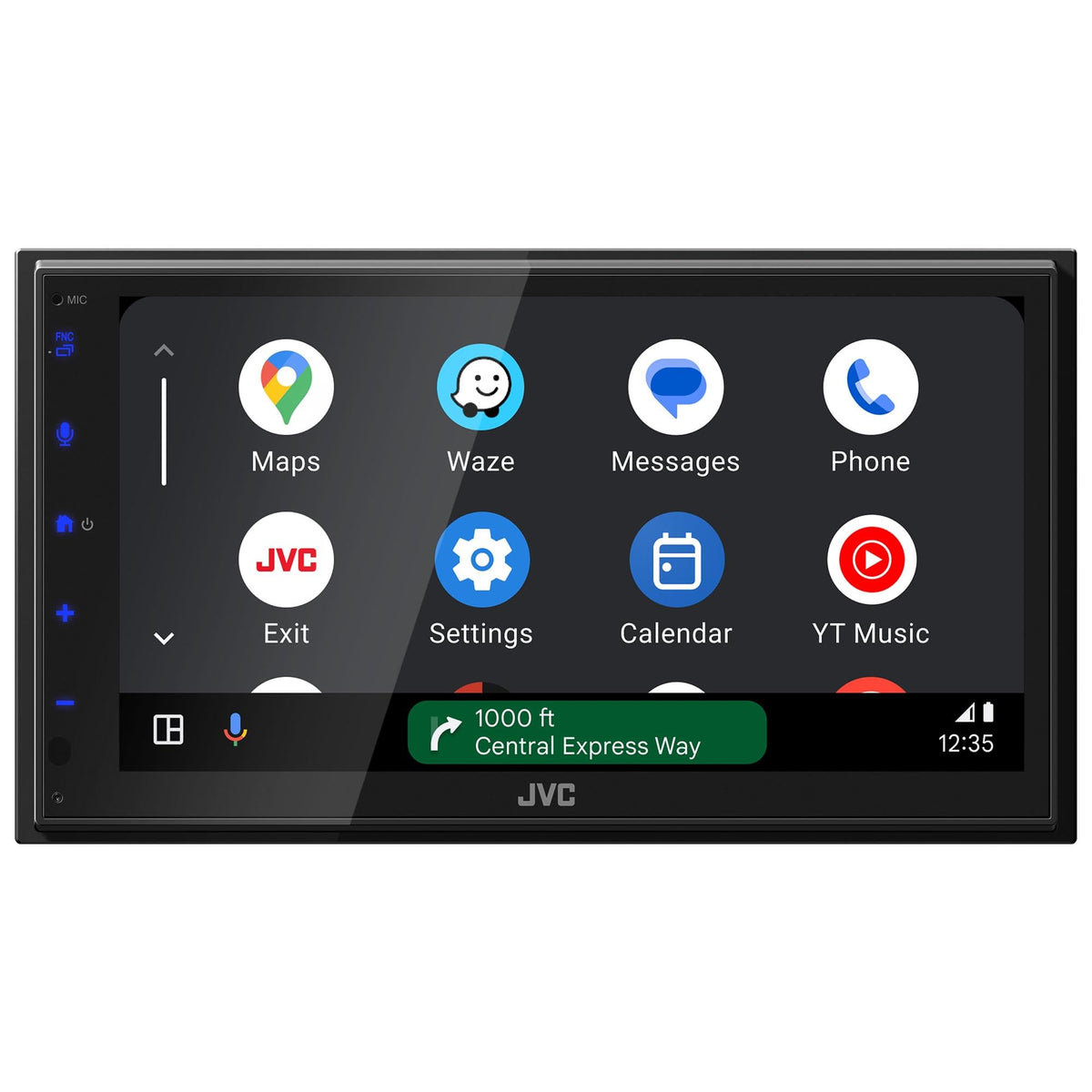 JVC KW-M695BW Android Auto wireless connection for quick app access while driving