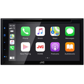 JVC KW-V660BT 6-8 inch touchscreen for easy CarPlay control and on road navigation