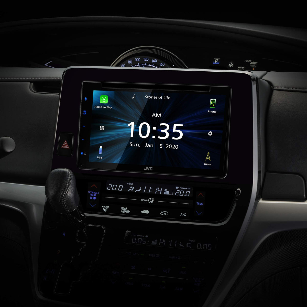 JVC KW-V660BT Android Auto and Bluetooth enable seamless hands free connectivity