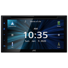JVC KW-V660BT SiriusXM tuner expands entertainment options during road trips