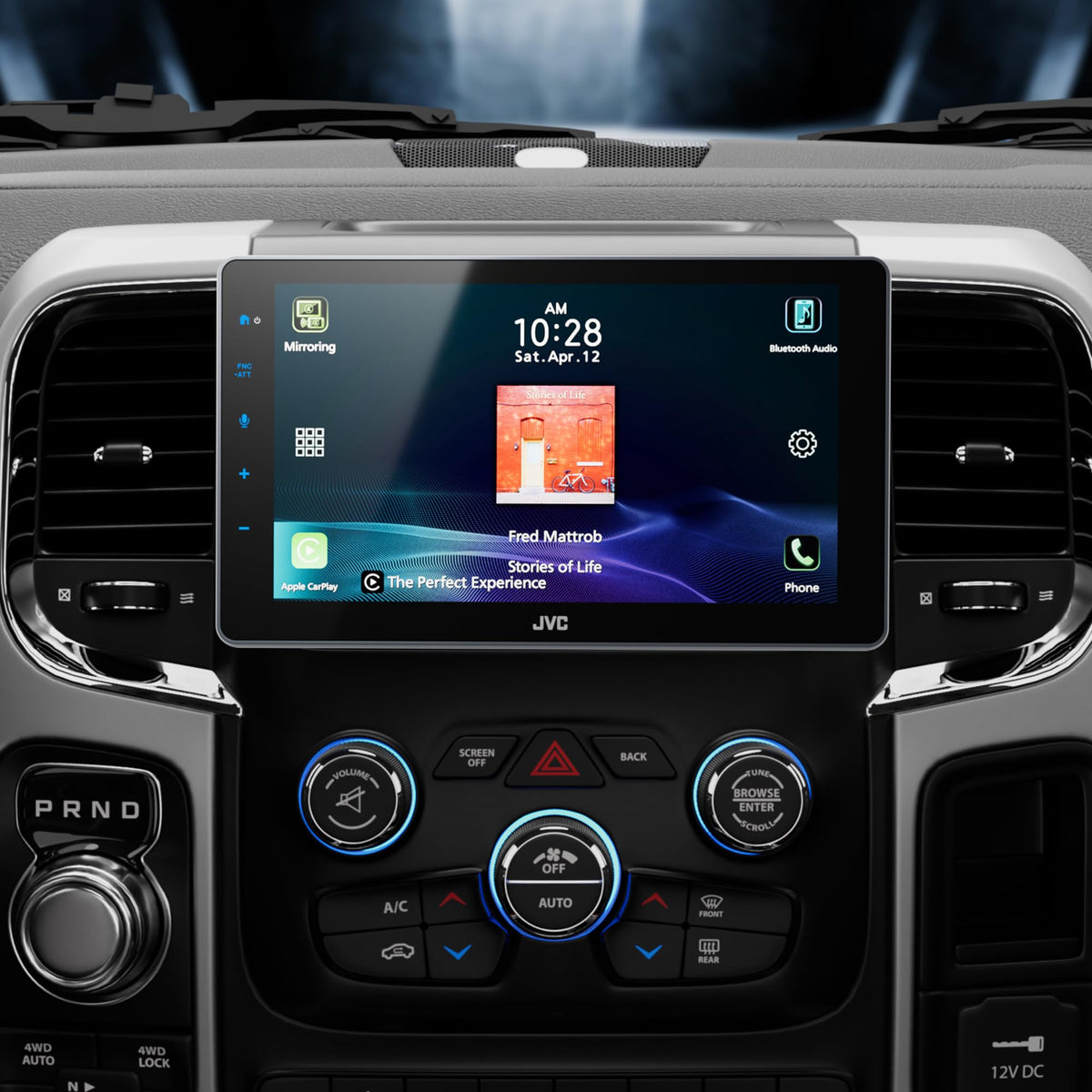 JVC KW-Z900W wireless CarPlay setup for iPhone integration