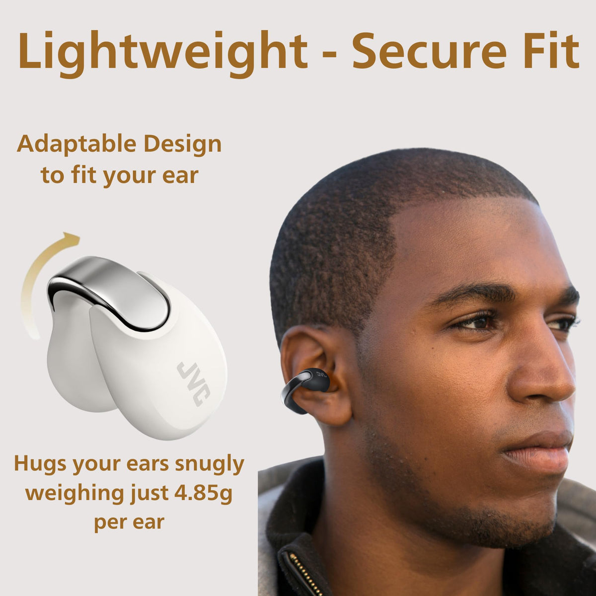 JVC Nearphones five-color options match your look.