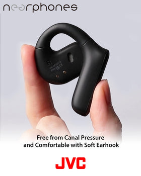 IPX4 sweat and weather protection for JVC Nearphones.